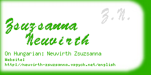 zsuzsanna neuvirth business card